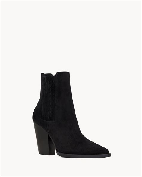 ran suade chelse ysl|THEO chelsea booties in suede .